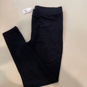 NWT Gap black leggings, L